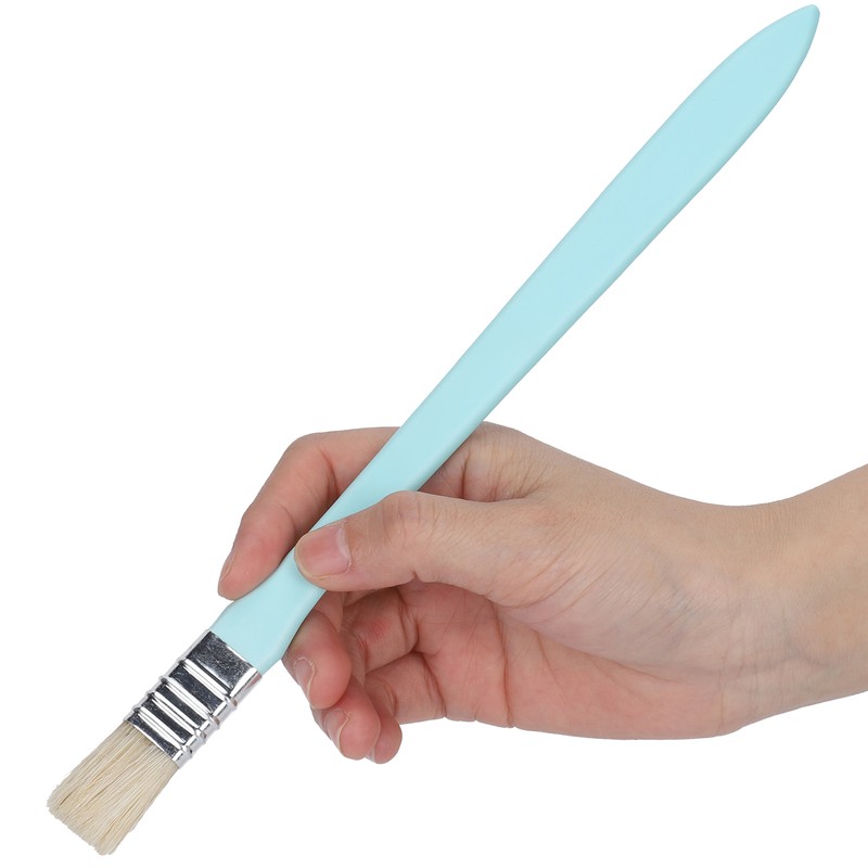 12Pcs Art Paint Brushes Drawing Fan Shaped Artist Brush Long