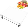 Acrylic Cutting Board with Counter Lip Non-Slip Acrylic Chopping✉·