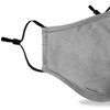 2 Pcs Face Mask Washable Reusable Grey Face Mask without