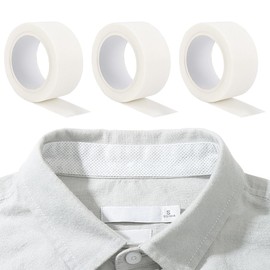 DOERDO 3PCS Collar Protector Sweat Pads Disposable Invisible Protector Against Sweat for Shirt Hat Shoes Neck Liner
