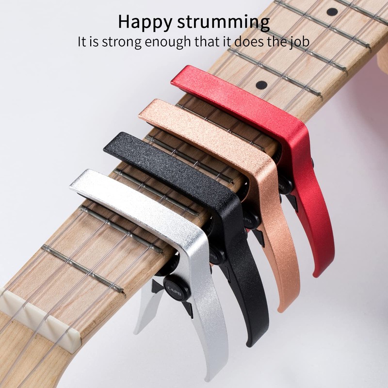 Ukulele Capo for 4 String Guitar and Mandolin, Mini Size