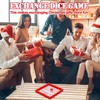 Yiyiring Christmas Exchange Dice Game with One Wooden Tray and