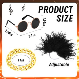 JcHrmers Hip Hop Porch Goose Outfits Cement Statue Concrete Goose Outdoor Patio Garden Concrete Lawn Goose Yard Decor (Singer)