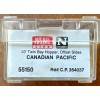 Micro-Trains N Scale #55150 33’ Twin Bay Hopper #354037 Canadian
