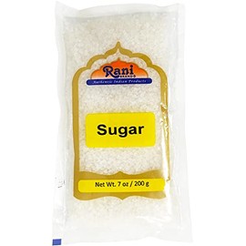 Rani Indian Sugar (Cheeni) 7oz (200g) ~ All Natural | Gluten Friendly | No Colors | Vegan | Indian Origin