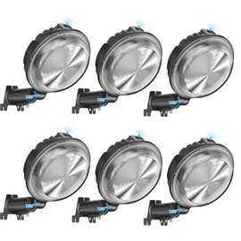AIKVSXER LED Barn Lights 160W 24000LM Yard Area Light Dusk to Dawn Outdoor Lighting 6500K Security Flood Light IP66 Waterproof for Garden Garages Street Warehouse Farmhouse 6 Pack