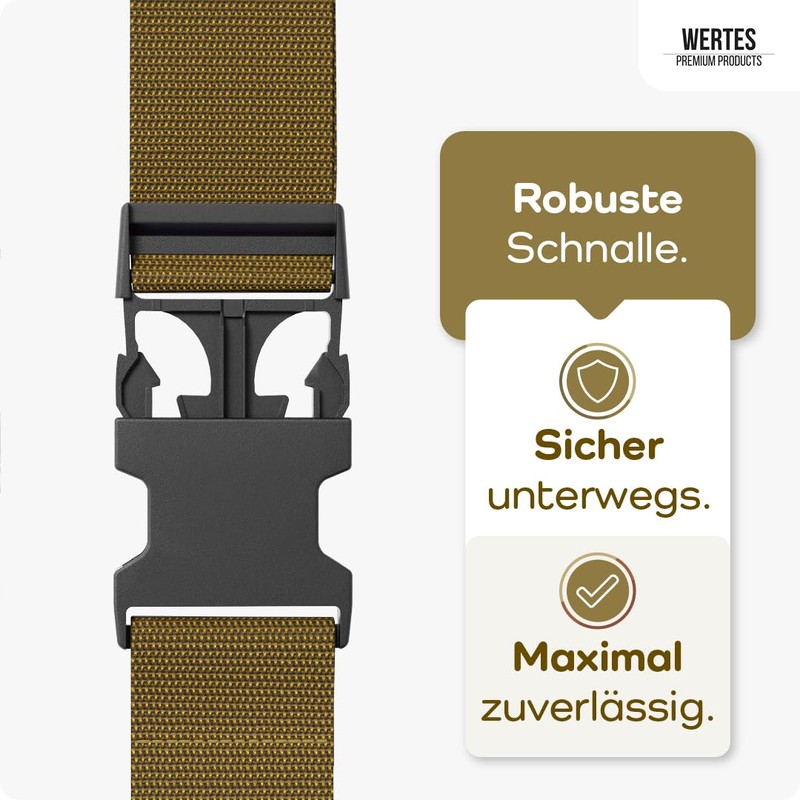 Luggage Strap Set of 4 – Suitcase Straps Safe &