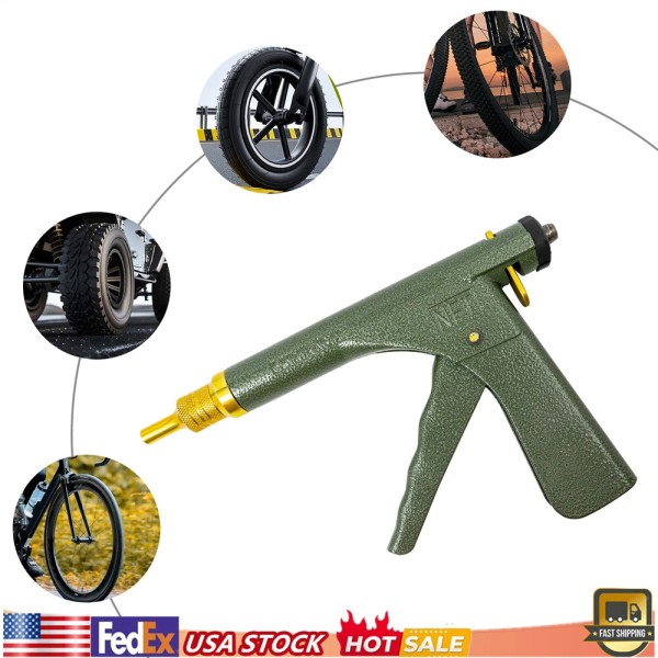 Unbranded Tire Plugger Tubeless Tire Wheel Repair Gun Kit Mushroom