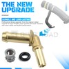 BINB ROAD LR049990 Thermostat Water Outlet Hose Connector Kit Compatible