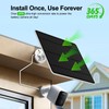 Solar Panel for Security Camera, 5W Solar Panel for Micro