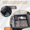 TripleAliners for 2023 Tacoma Center Console Organizer with Leather Trim