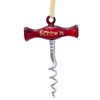 Kurt S. Adler Glass Cork Screw Wine Bottle Opener Ornament
