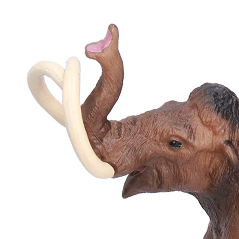 Mammoth Model Simulated Figurine Realistic Plastic Mammoth Toys for Animal