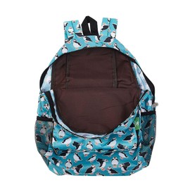 ECO CHIC Hiking Lightweight Packable Backpack - Foldable Daypack for Travel & Hiking & Outdoor Adventures - Waterproof Backpack from Recycled Materials (Puffins Teal)