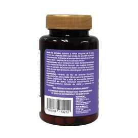 Lavanda + 5-HTP + GABA + Manzanilla 30 Cápsulas, Suplemento Alimenticio, Fórmula para Rutina Nocturna y Bienestar Diario.