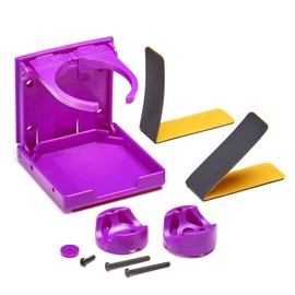 AdirMed Universal Drinking Cup Holder - for Any Kind of Strollers, Walkers, Bicycles, Wheelchairs, Rollator, Cane & Crutch (Yellow)