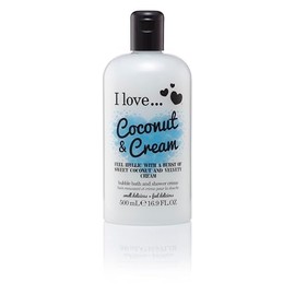 I Love... Coconut & Cream Bubble Bath And Shower Creme 500ml