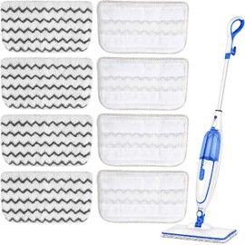 8PCS Almohadillas Limpiadoras para Fregona de Vapor,Almohadilla de Repuesto