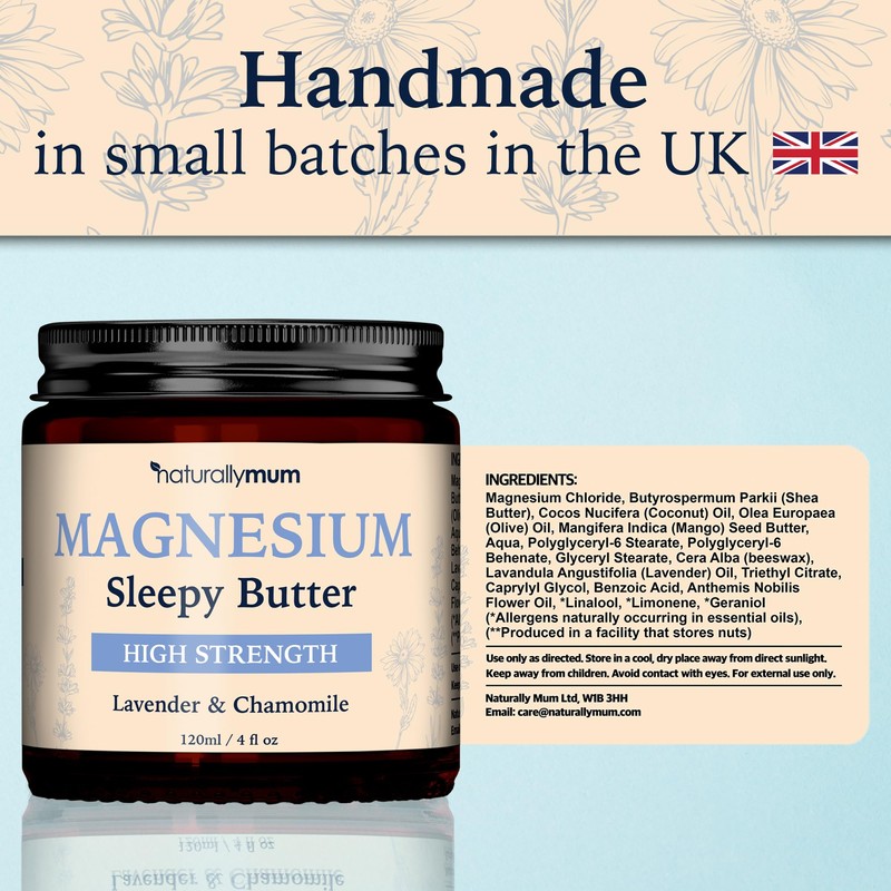 Magnesium Butter [NATURAL & VEGAN] - Topical Magnesium Chloride Cream