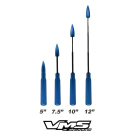 VMS RACING BLUE TELESCOPIC 50 CALIBER BULLET AMMO ANTENNA FOR FORD EXPLORER *