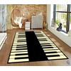 Champion Rugs Music Theme Area Rug Music Instruments Note Piano