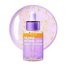 PURITO Retinol 0.1% + Retinal 0.1% Anti-Aging Facial Serum | for Wrinkles, Fine Lines & Firmer Skin | Dual Retinoids with NAD+, Improve Elasticity & Skin Texture | Korean Skincare, 30mL 1.01 fl.oz