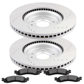 ANPART Disc Brake Kits - Front 12.8" Brake Rotors and Pads Kits Compatible For Ford For Taurus 2010-2012