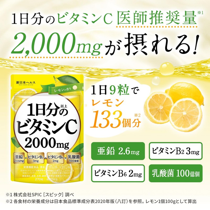 Doctor Supervised Vitamin C, More Than One Day Supplement, 2,000