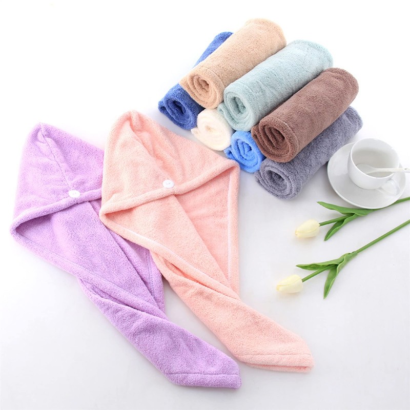 Hair Drying Towel, Dry Cap Set, Quick Drying, For Long