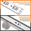 10 inch Drawer Slides 4 Pairs (8pcs) Soft Close 3