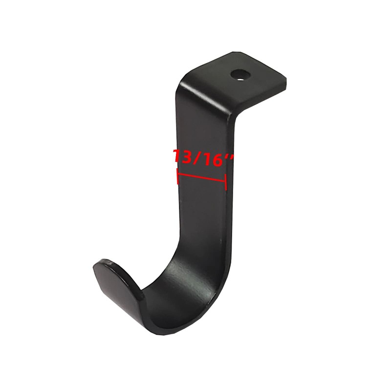 Kowibcl Curtain Rod Brackets for Ceiling-Mounted, Drapery Rod Holder for