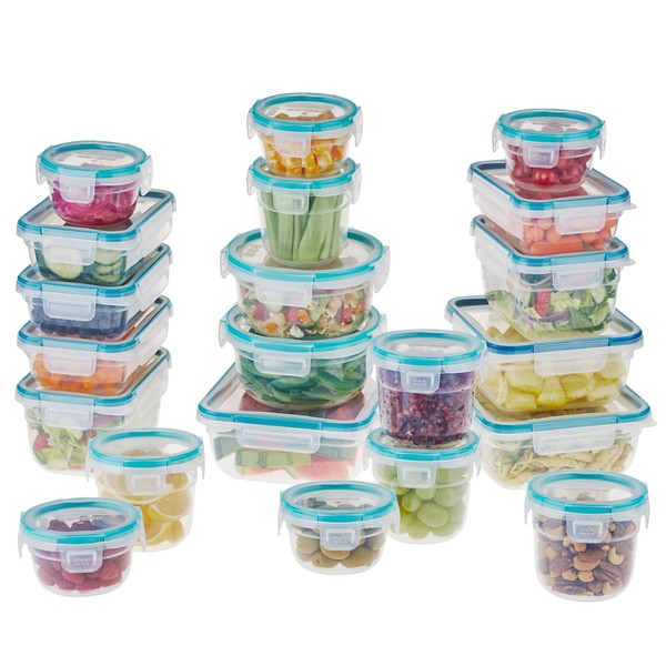 Snapware Total Solution (21-Pack) Large Plastic Food Storage Containers Set,