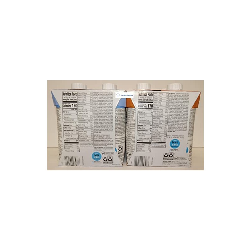 Elevation High Performance Protein Shake Café Latte and Caramel 44fl