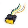Rear Tail Light Wired Plug Connector Pig-Tail Harness Cable For