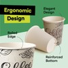 EconoHome 8 oz 1000 Pack Disposable Coffee Paper Cups -