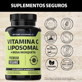 Beyond Vitamins Liposomal Vitamin C 300mg with Rose Hips - 60 Vegan Capsules