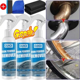 Unbranded OUHOE Iron Powder Remover Car Rust Removal Spray RustOut Instant Remover Spray - Removal Spray (2 Set)