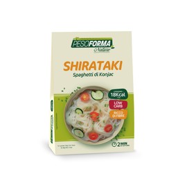 Spaghetti di Konjac 100% vegetali - Pesoforma Nature SOLO 18 Kcal 1 porzione di pasta Veg ricco in fibre