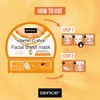 Sence 2-Step Vitamin C Cloth Mask for Face with 4