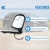 Lqtio Right Passenger Side Mirror Compatible With 2015 2016 2017