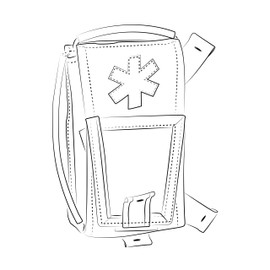 Helikon-Tex UNIVERSAL MED INSERT - Nylon Coyote