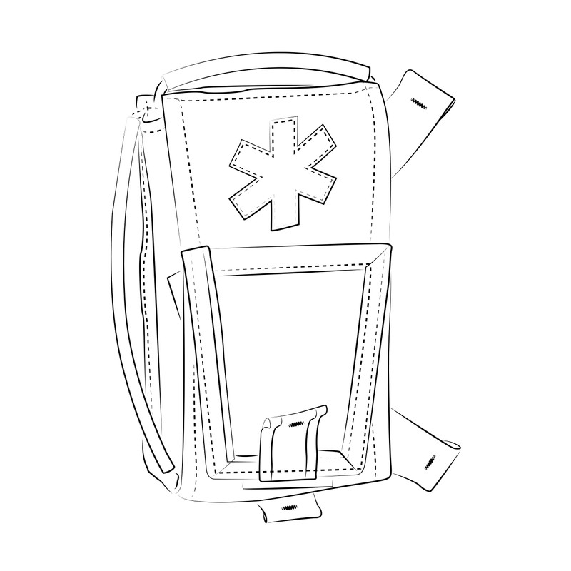 Helikon-Tex UNIVERSAL MED INSERT - Nylon Coyote