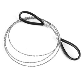 Wire Saw Outdoor Steel Wire Saw Scroll Emergency Saw Pocket for Outdoors Emergency Survival kit Bushcraft Gear Hunting Hiking Tree Cutting