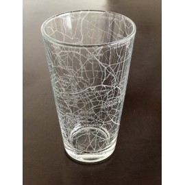 Or Something 16 oz Pint Beer Glass Urban City Map London United Kingdom