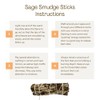 Wholesale Yerba Santa and White Sage Smudge Sticks, 4", 10