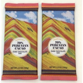 Trader Joe's 2 Pack Trader Joe's 70% Peruvian Cacao Dark Chocolate Bar 3.5 oz Each