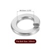 sourcing map Split Lock Washer, 3/8-Inch 316 Stainless Steel Spring