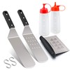 Griddle Accessories Set of 5, Leonyo Stainless Steel Grill Griddle