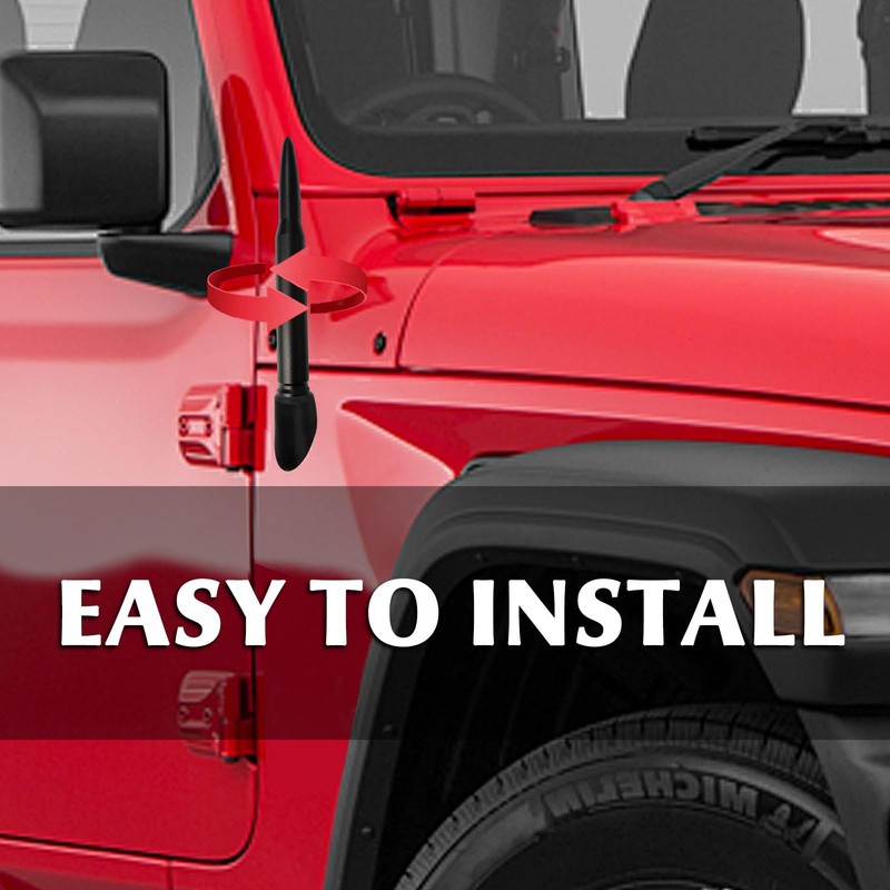 Bullet Antenna (Black, 5.5inch)