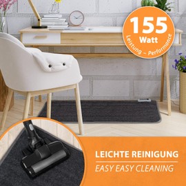 Warm Feet Infrared Heating Mat 55 x 105 cm 155 W with Thermostat, Timer, Sleep Function